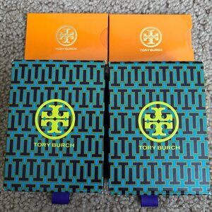 Authentic Tory Burch Gift Card Envelopes and Boxes (2 count)